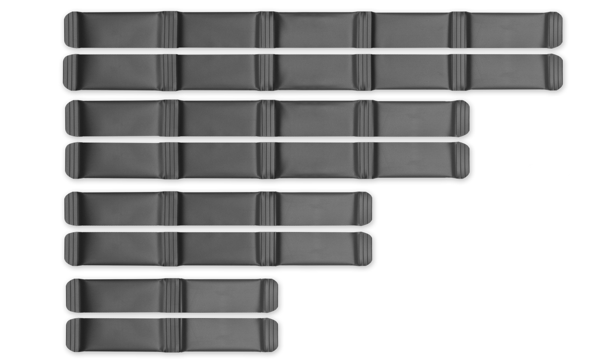Side protection for the slatted laminated deck