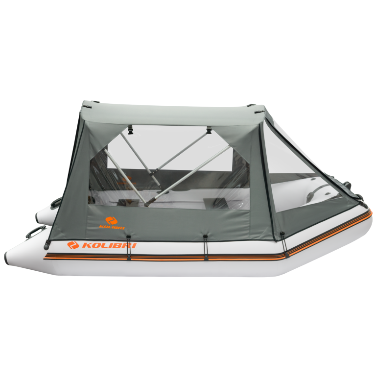 fishing tent boat Inflatable boat tent – Kolibri Marine