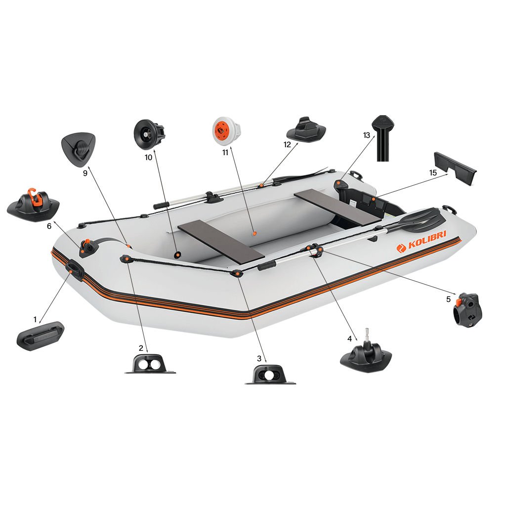 kolibri km-330 tender boat