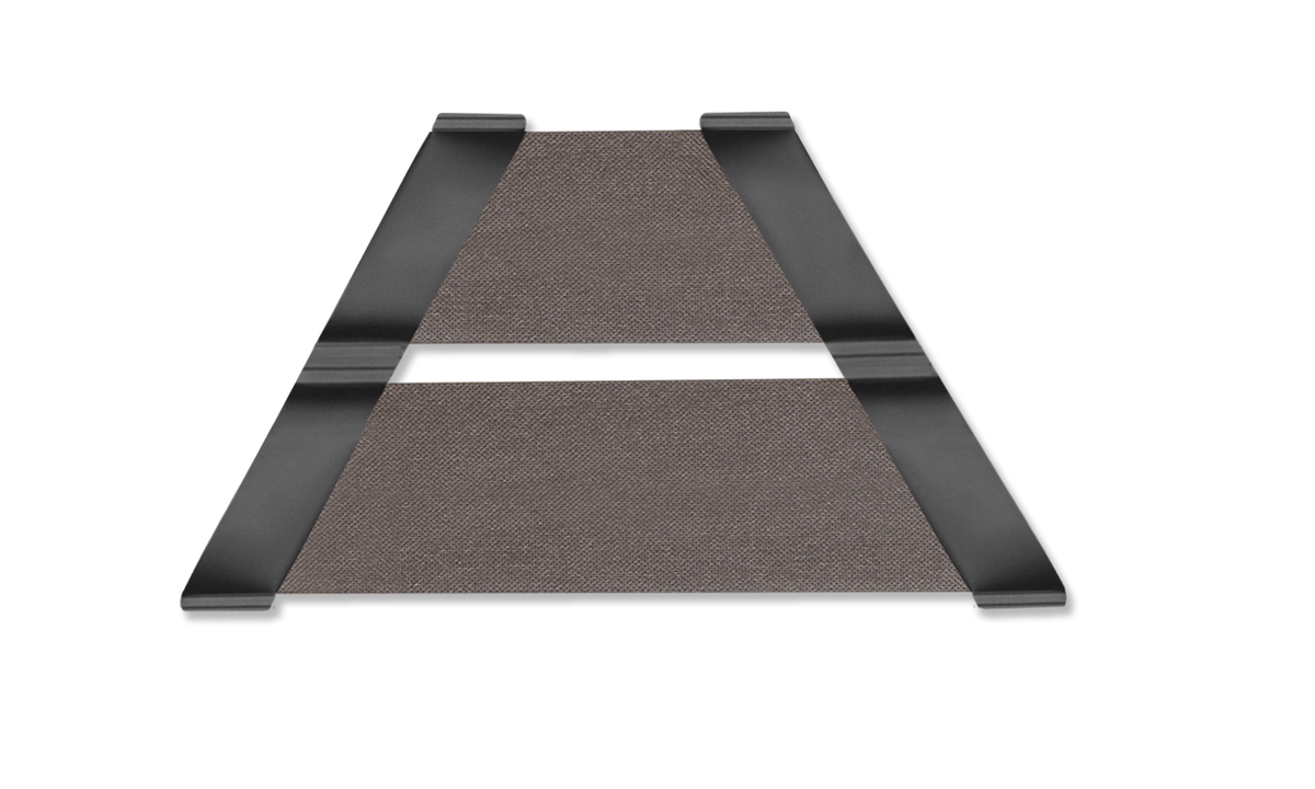 Bow part slatted laminated deck