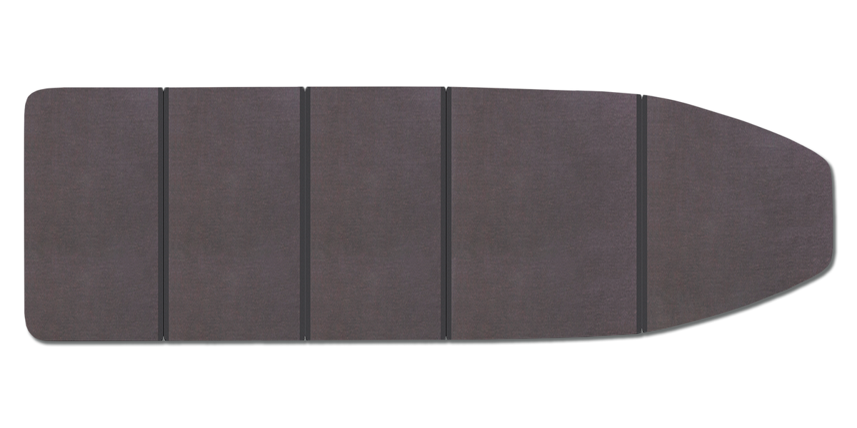 Folding flooring (sole-book) for the inflatable motor canoes