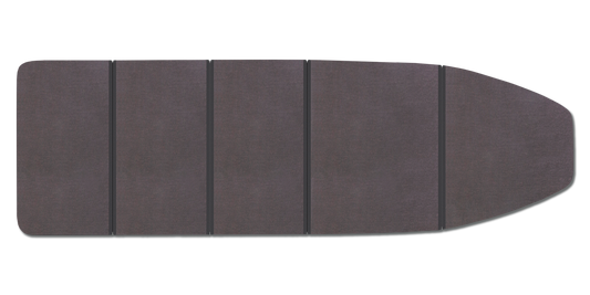 Folding flooring (sole-book) for the inflatable motor canoes