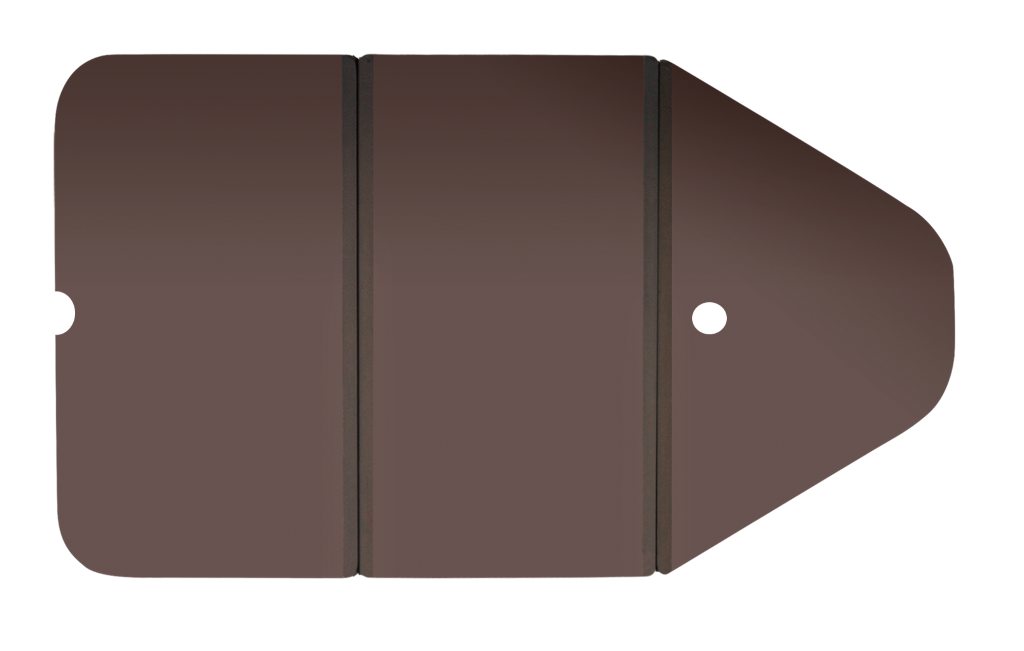 Folding flooring (sole-book) for the inflatable motor keel boats