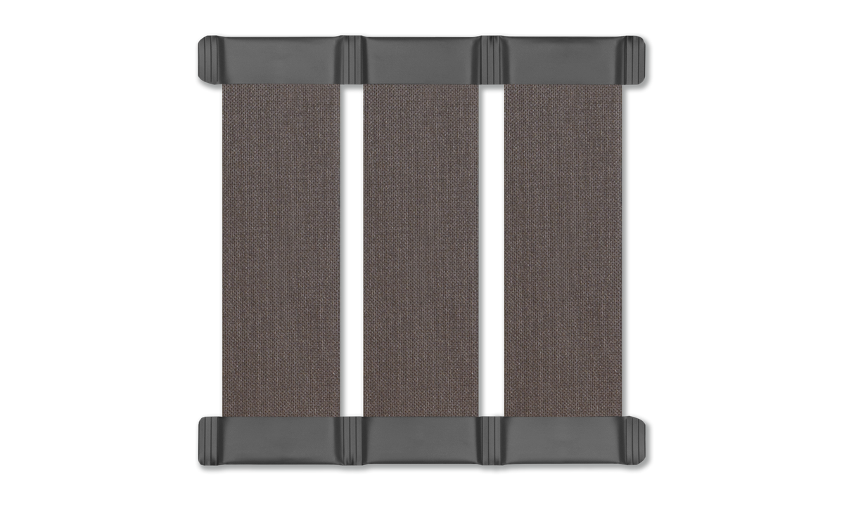 Slatted laminated deck for inflatable boats
