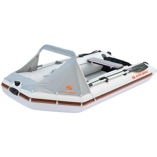 Tente frontale large pour bateaux pneumatiques