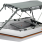 Inflatable boat tent