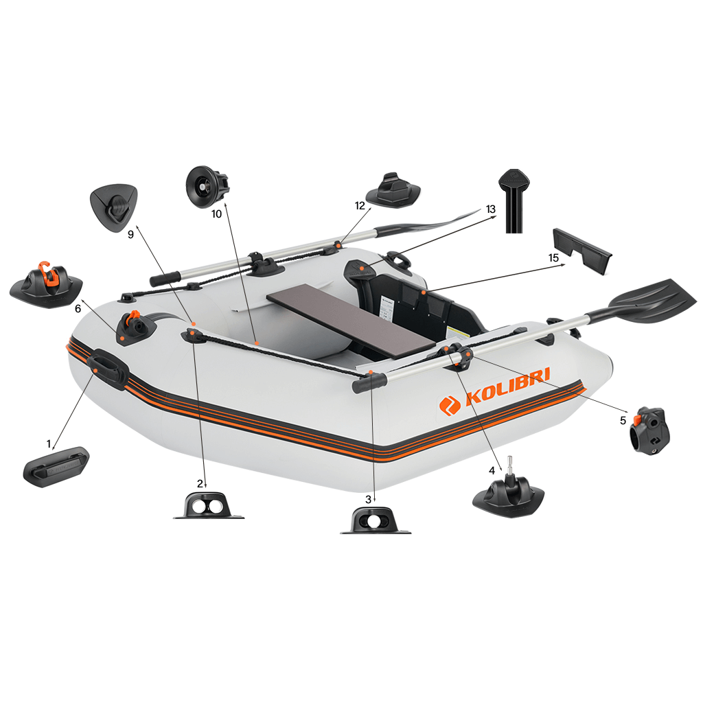 inflatable dinghy attachements