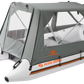 Inflatable boat tent