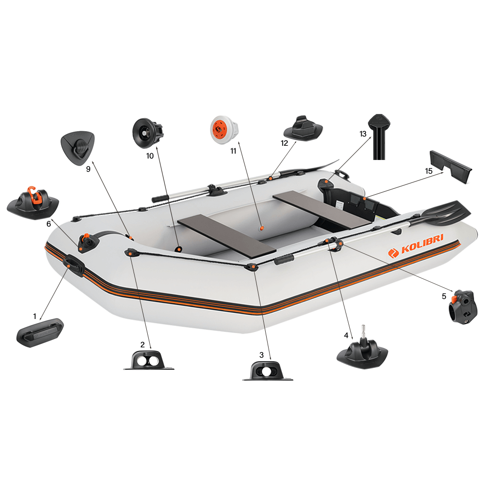 kolibri km-300 inflatable boat