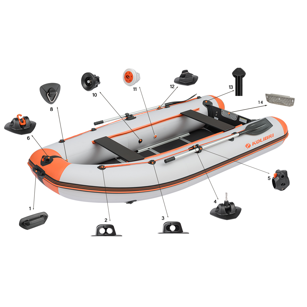 Bateau pneumatique Kolibri KM-330DSL (10'10")