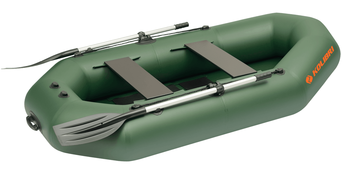 green lightweight dinghy