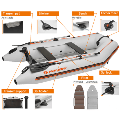 Bateau pneumatique Kolibri KM-280D (9'2")