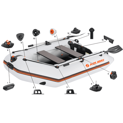 Bateau pneumatique Kolibri KM-245D (8')