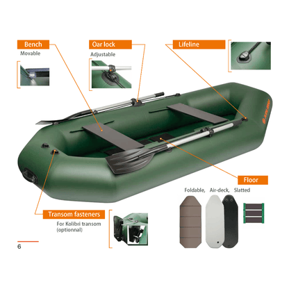 Kolibri K-260T (8'6") inflatable boat