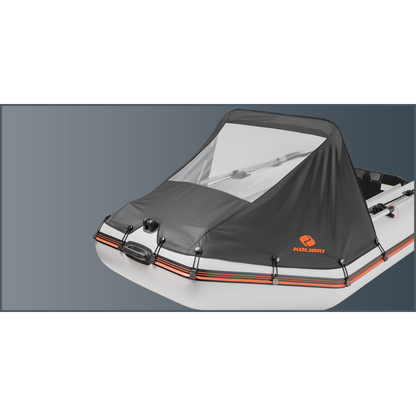 Large front tent for inflatable boats